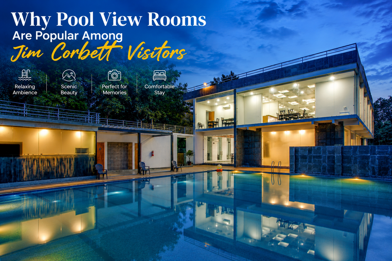 Luxury Pool View Room at The Cloyster Resort & Spa